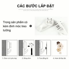 Đồng Hồ Treo Tường Quả Lắc CL102 Trang Trí Nhà