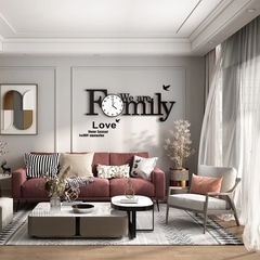 Đồng hồ treo tường hiện đại CL013 - We are family