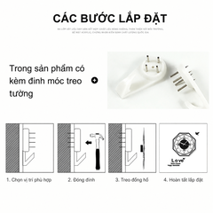 Đồng hồ treo tường trang trí CL002 - sang trọng và hiện đại