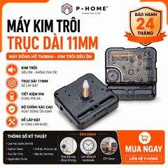 Máy đồng hồ kim trôi Taiwan DQS518-C18 trục đồng 11mm