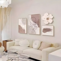 Bộ Tranh Đồng Hồ Treo Tường Hiện Đại CL107 - Nét Tinh Tế Cho Không Gian Sống