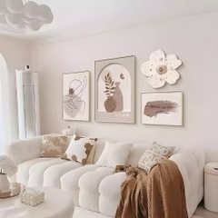 Bộ Tranh Đồng Hồ Treo Tường Hiện Đại CL107 - Nét Tinh Tế Cho Không Gian Sống