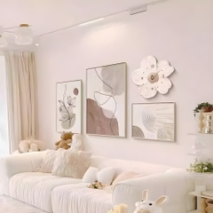 Bộ Tranh Đồng Hồ Treo Tường Hiện Đại CL107 - Nét Tinh Tế Cho Không Gian Sống