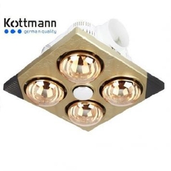 ĐÈN SƯỞI KOTTMANN 4 BÓNG ÂM TRẦN K4B-T