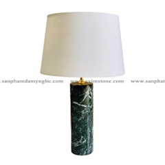 STONE PRODUCT - MARBLE TABLE LAMP - DB08 - INDIA GREEN