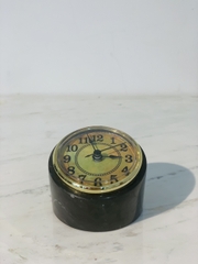 [NEW] NATURAL STONE TABLE CLOCK - BLACK MARBLE - DH05