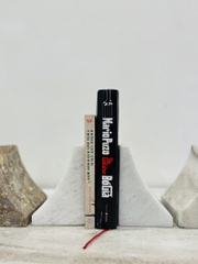 REAL MARBLE -  BOOKEND - BE006 - PURE WHITE