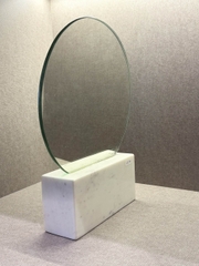 REAL MARBLE - MIRROR - EXSM04 - MILKY WHITE