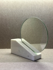 REAL MARBLE - MIRROR - EXSM06 - MILKY WHITE
