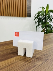 REAL MARBLE - ENVELOPE HOLDER - EXMES01 - CRYSTAL WHITE