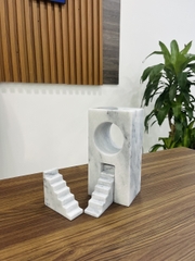 REAL MARBLE - DECOR SET - EXMDC04 - CARRARA