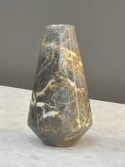 REAL MARBLE - MINI VASE - EXMS05 - YELLOW FOREST