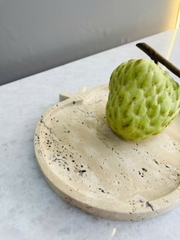 REAL MARBLE - APPLE TRAY - EXMTR10 - TRAVERTINE