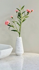 REAL MARBLE - FLOWER VASE - BH03 - CRYSTAL WHITE