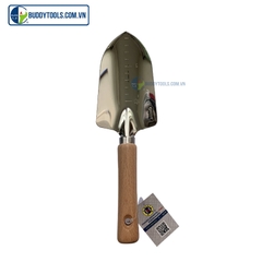 Xẻng Inox Mini Cán Gỗ - C Mart