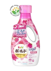 NƯỚC GIẶC XẢ BOLD P&G NHẬT BẢN 750G - HƯƠNG HOA, THƠM DAI, MỀM VẢI