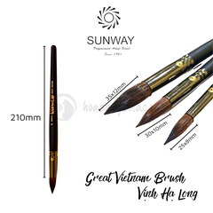 Cọ vẽ Sunway Great Việt Nam Vịnh Hạ Long đầu tròn