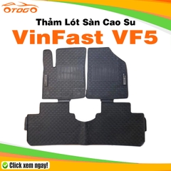 Thảm Lót Sàn Vinfast VF5 Cao Su 3D Nguyên Khối