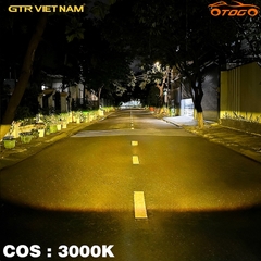 ánh sáng cos bi gầm x-light f10 pro nhiệt màu 3000k