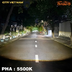 ánh sáng pha bi gầm x-light f10 pro