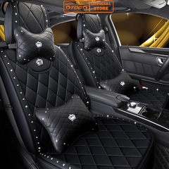 Bộ Áo Ghế Vương Miện Đính Đá Cho Ô Tô