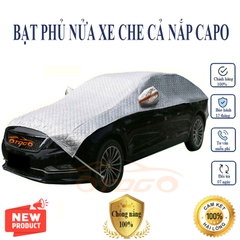 Bạt Phủ Nửa Xe SUV che cả nắp capo