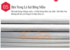 BẠT VẢI DÙ OXFORD tráng nhôm