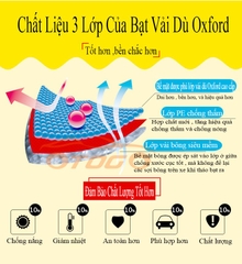 các lớp của BẠT VẢI DÙ OXFORD