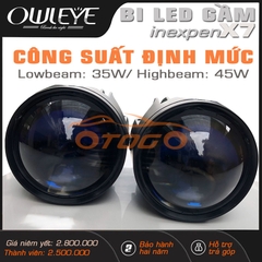 Bi Led Gầm Owleye INEXPEN X7, Nhiệt Màu 4800K