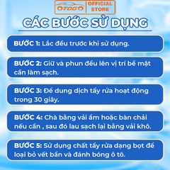 cách sử dụng bình xịt bọt vệ sinh xe ô tô