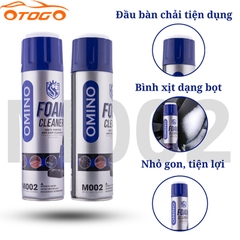 bình xịt bọt vệ sinh xe Omino M02