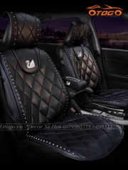 lót ghế thiên nga đính đá ô tô