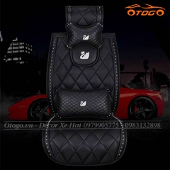 Bộ Áo Ghế Thiên Nga Đính Đá Cao Cấp