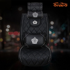 Bộ Áo Ghế Vương Miện Đính Đá Cao Cấp