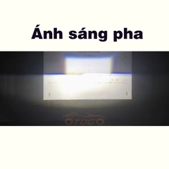 ánh sáng pha bi mini h4 có trợ leser