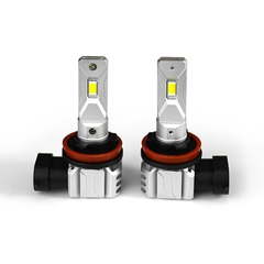 bóng led gầm lightcar v1 trắng vàng h11