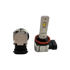 bóng led gầm lightcar v1 trắng vàng h11