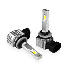 bóng led gầm lightcar v1 trắng vàng h27