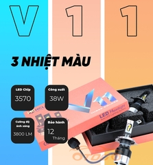 Bóng LED pha 3 chế độ màu V11