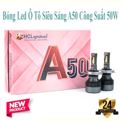 Bóng LED pha ô tô A50 Siêu Sáng 50W
