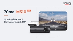 Camera hành trình 70mai M310 ghi hình 2K QHD