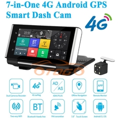 Camera Hành Trình Để Taplo Kết Hợp Camera Lùi, 4G Phát Wifi Smart Android