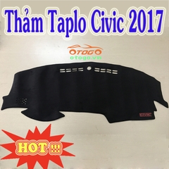 Thảm Taplo Nhung Cao Cấp Honda Civic 2017