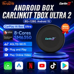 Android Box CARLINKIT TBOX ULTRA 2 ,Chip Qualcomm SM6350, Ram 8G/128G