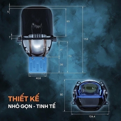 kích thước BI LASER MEGALODON
