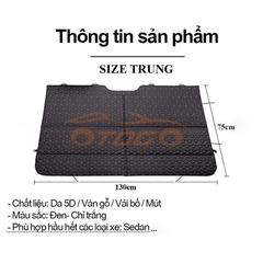 kích thước đệm treo xe size trung