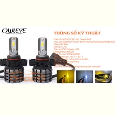 Đèn Led Sương Mù Ô Tô Owleye A412 Chân PSX24 cho vinfast fadil