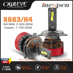 Đèn Led Owleye Chân H4 80W INEXPEN X603