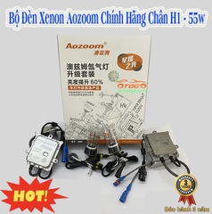 Bộ Đèn XENON AOZOOM Chính Hãng Chân H1 - 55W Có Canbus