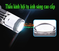 đèn led gương cầu mini chân h7